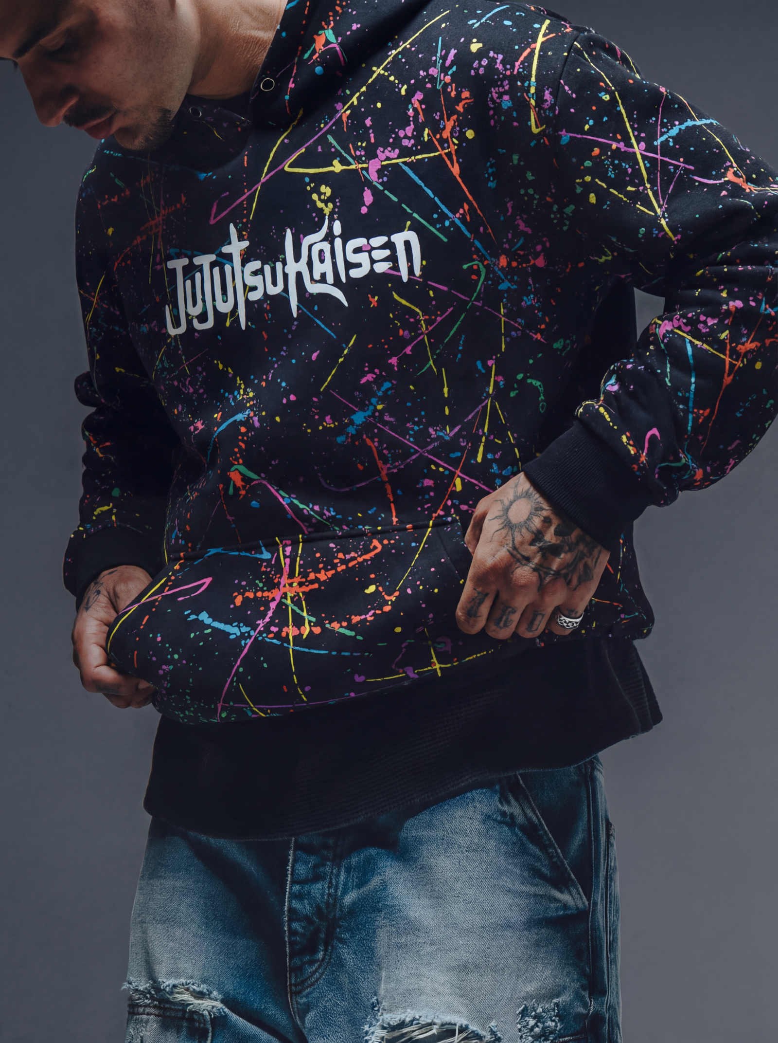 Kaiizen Jujutsu Kaisen Boxy Fit Hoodie – 420 GSM Suvin Cotton